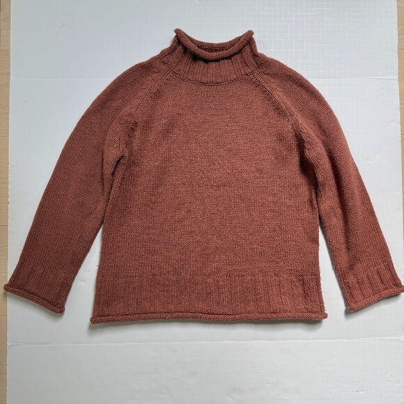 ALAND / PALE PINK / TURTLENECK SWEATER / ONE SIZE - Picture 1 of 8